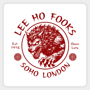 Lee Ho Fooks Chinese Restaurant Sticker